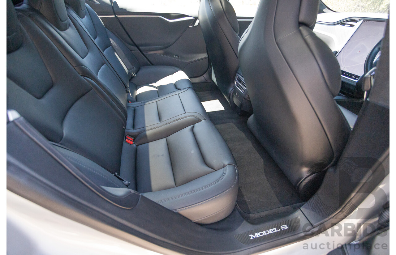 10/2017 Tesla Model S 75D (AWD) MY17 4D Silver Hatchback - Dedicated Electric EV 116kw