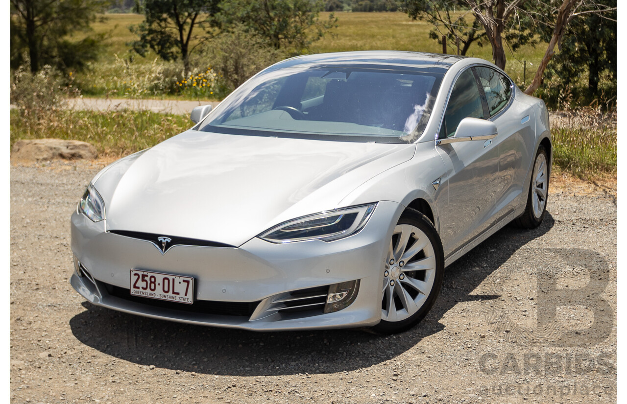 10/2017 Tesla Model S 75D (AWD) MY17 4D Silver Hatchback - Dedicated Electric EV 116kw