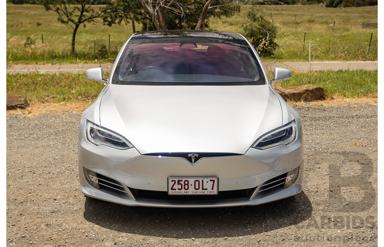 10/2017 Tesla Model S 75D (AWD) MY17 4D Silver Hatchback - Dedicated Electric EV 116kw