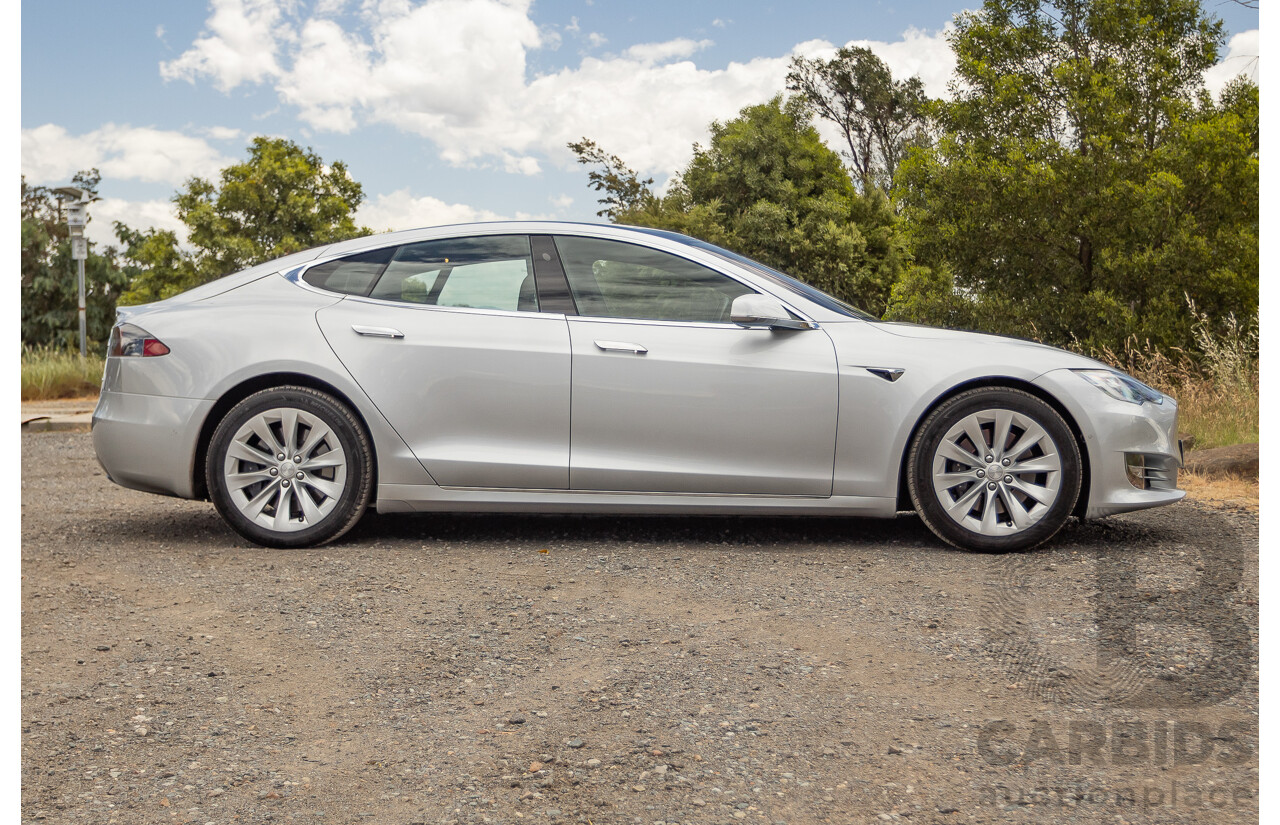 10/2017 Tesla Model S 75D (AWD) MY17 4D Silver Hatchback - Dedicated Electric EV 116kw