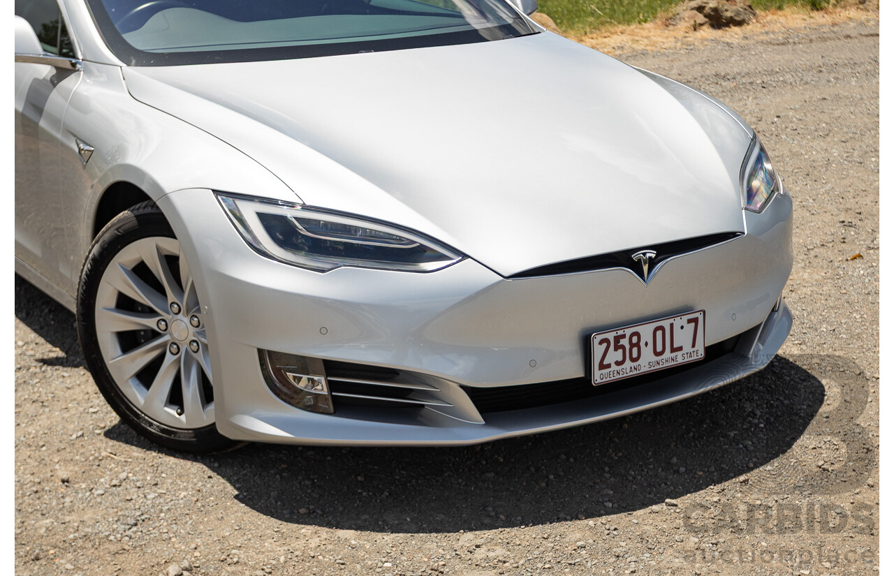 10/2017 Tesla Model S 75D (AWD) MY17 4D Silver Hatchback - Dedicated Electric EV 116kw
