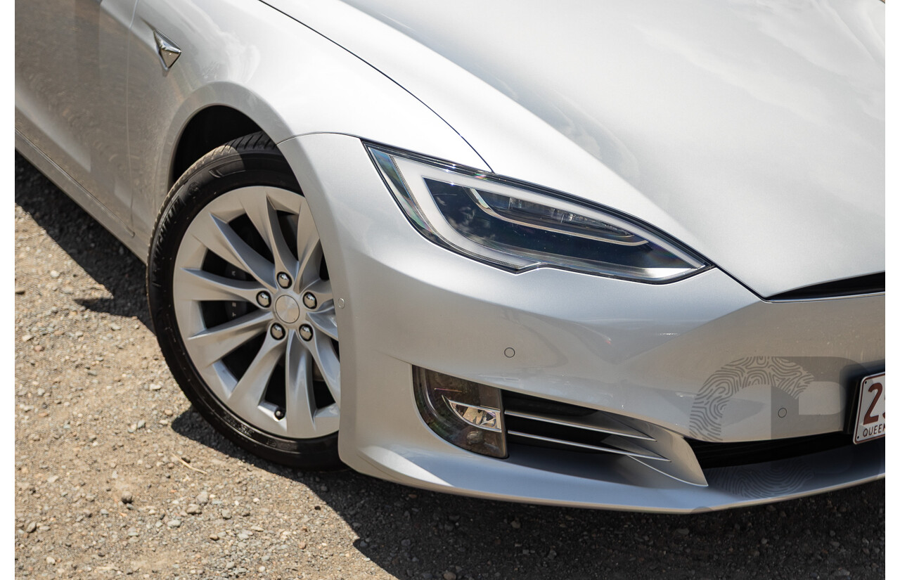 10/2017 Tesla Model S 75D (AWD) MY17 4D Silver Hatchback - Dedicated Electric EV 116kw