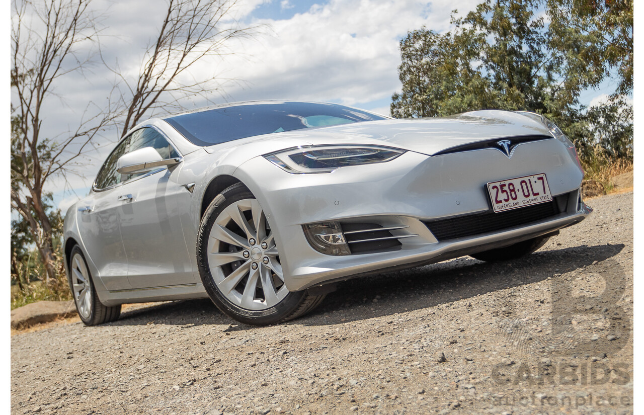 10/2017 Tesla Model S 75D (AWD) MY17 4D Silver Hatchback - Dedicated Electric EV 116kw