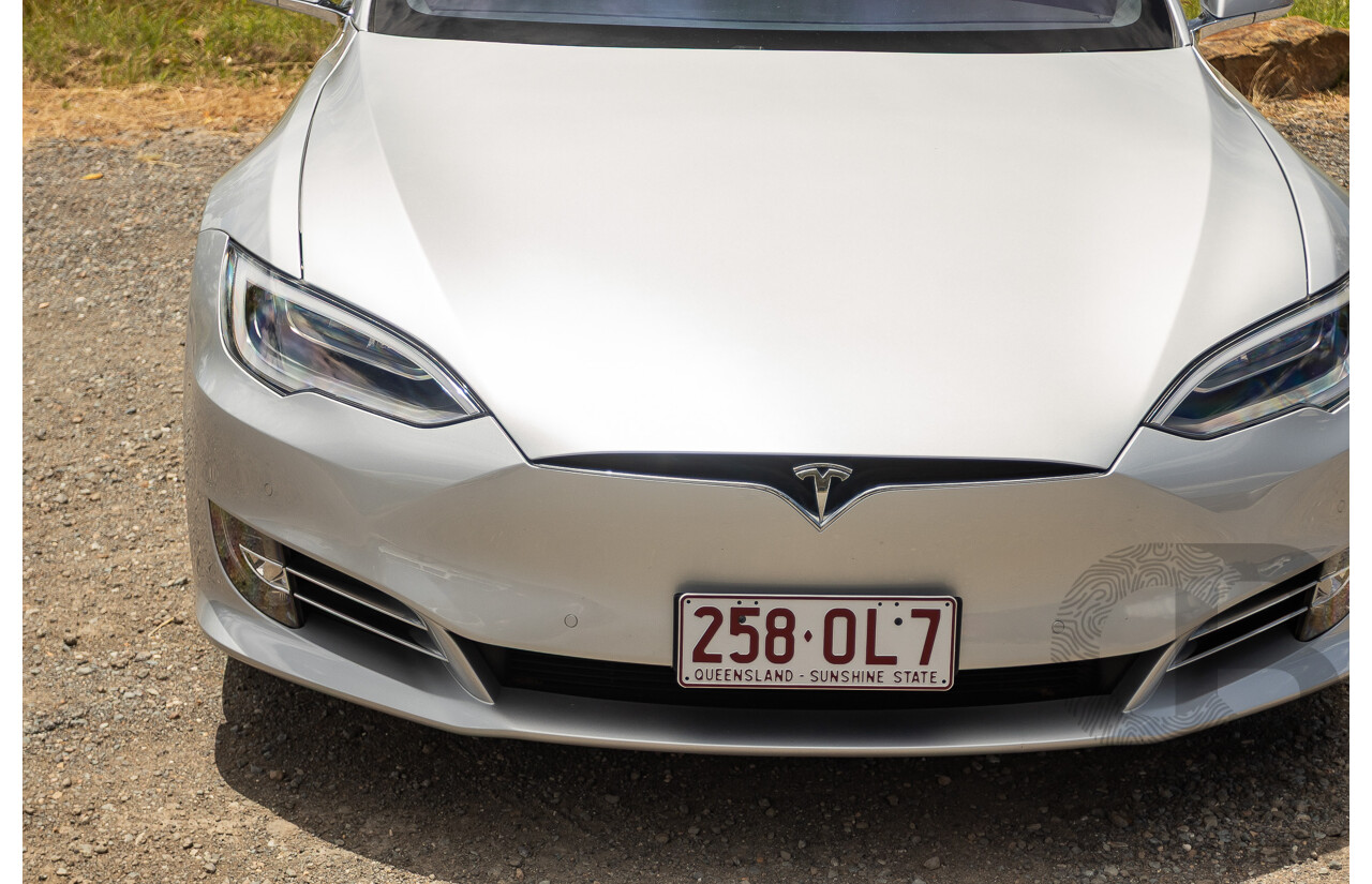 10/2017 Tesla Model S 75D (AWD) MY17 4D Silver Hatchback - Dedicated Electric EV 116kw