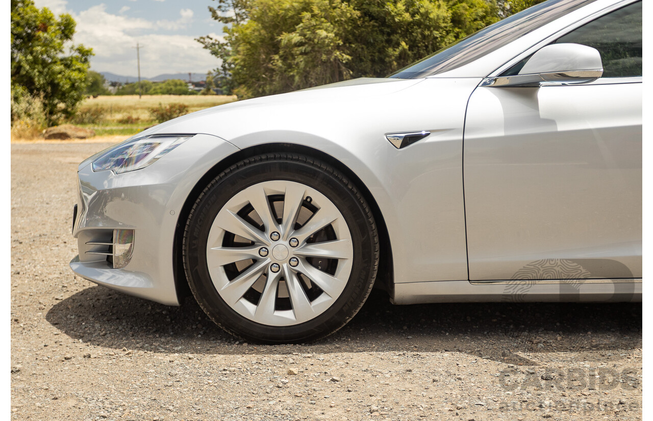 10/2017 Tesla Model S 75D (AWD) MY17 4D Silver Hatchback - Dedicated Electric EV 116kw