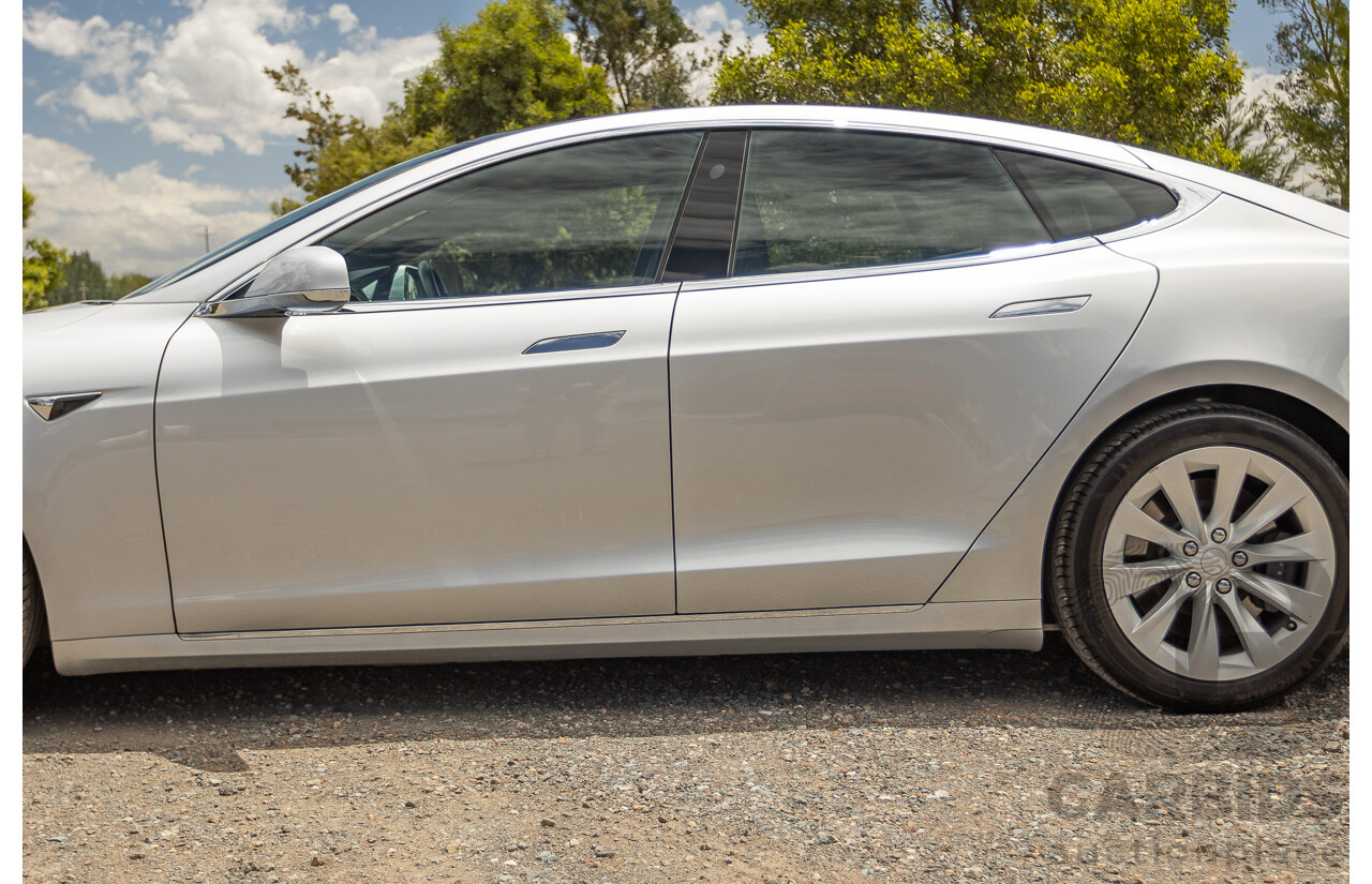 10/2017 Tesla Model S 75D (AWD) MY17 4D Silver Hatchback - Dedicated Electric EV 116kw