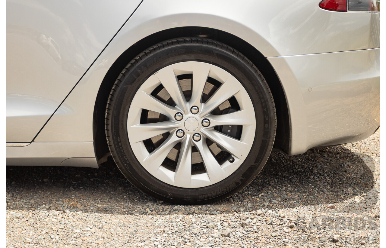 10/2017 Tesla Model S 75D (AWD) MY17 4D Silver Hatchback - Dedicated Electric EV 116kw