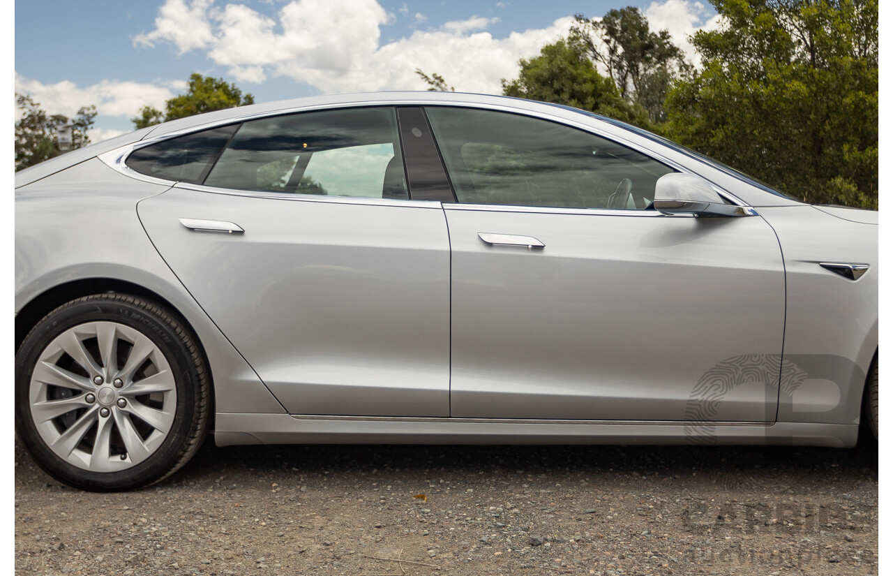 10/2017 Tesla Model S 75D (AWD) MY17 4D Silver Hatchback - Dedicated Electric EV 116kw