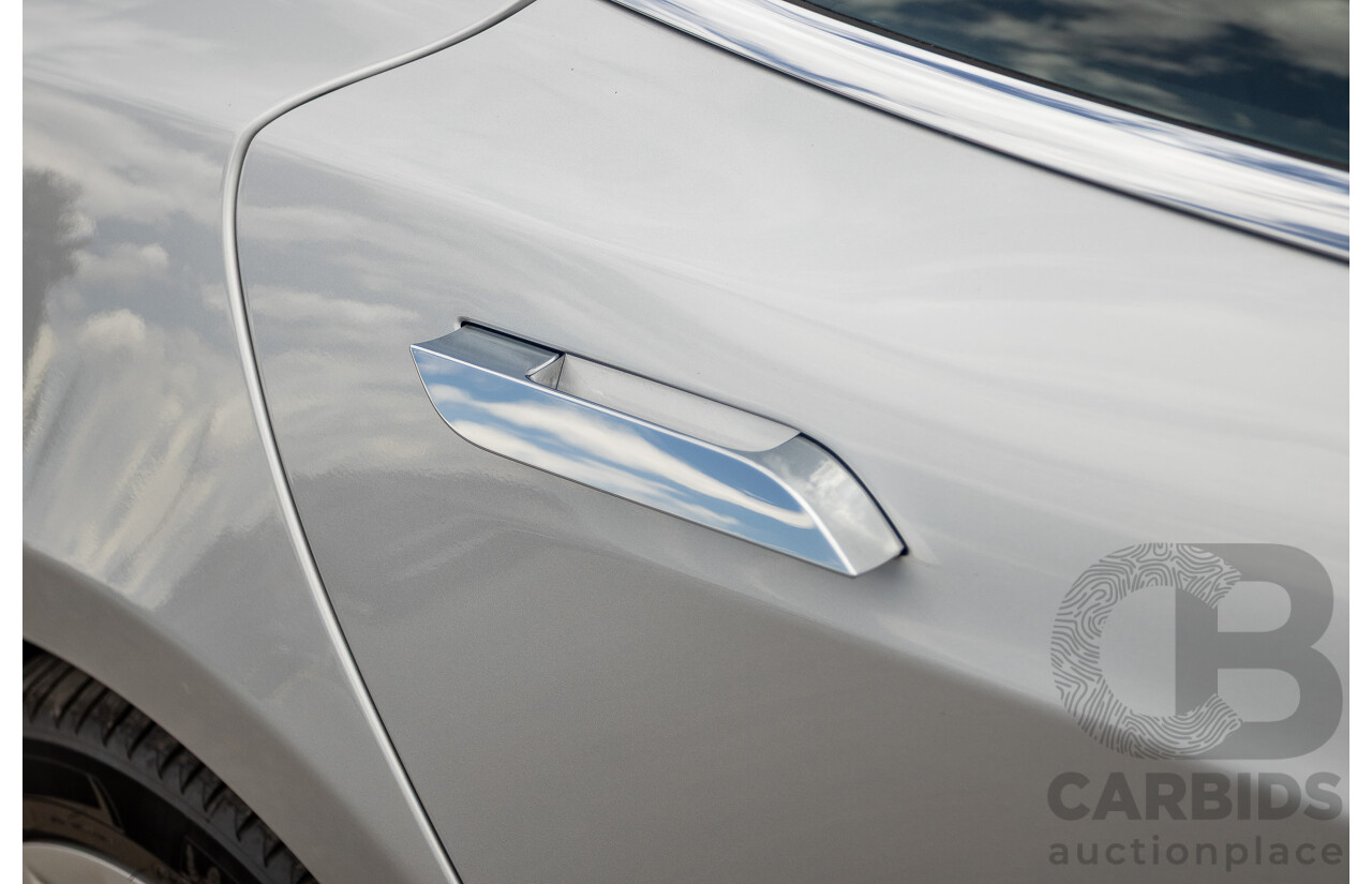 10/2017 Tesla Model S 75D (AWD) MY17 4D Silver Hatchback - Dedicated Electric EV 116kw