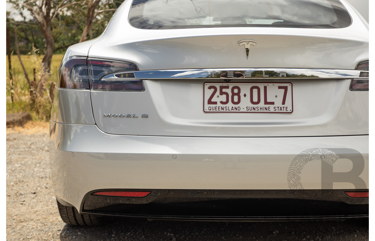 10/2017 Tesla Model S 75D (AWD) MY17 4D Silver Hatchback - Dedicated Electric EV 116kw