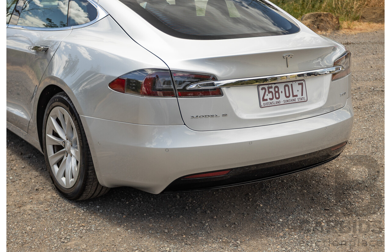 10/2017 Tesla Model S 75D (AWD) MY17 4D Silver Hatchback - Dedicated Electric EV 116kw