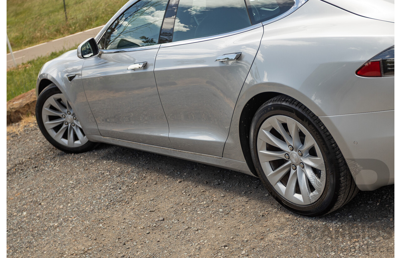 10/2017 Tesla Model S 75D (AWD) MY17 4D Silver Hatchback - Dedicated Electric EV 116kw