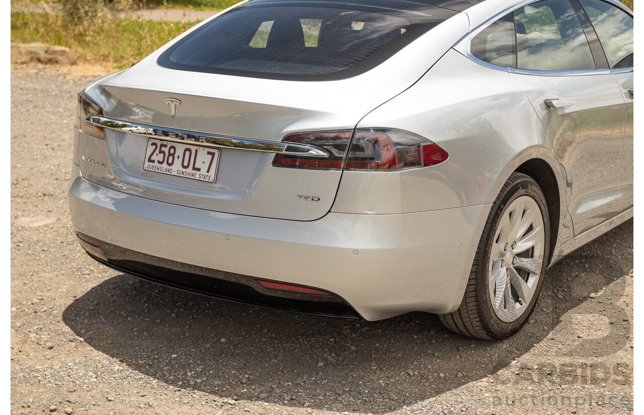 10/2017 Tesla Model S 75D (AWD) MY17 4D Silver Hatchback - Dedicated Electric EV 116kw