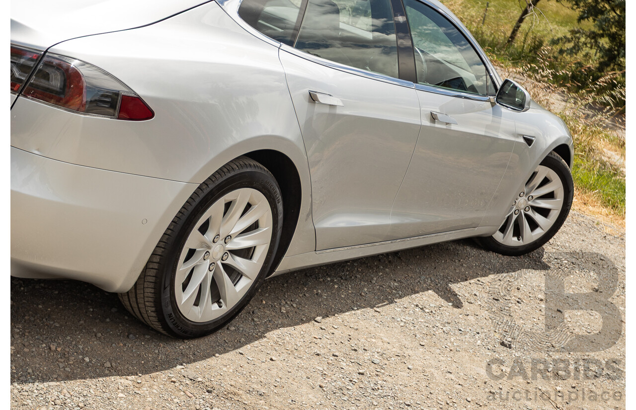 10/2017 Tesla Model S 75D (AWD) MY17 4D Silver Hatchback - Dedicated Electric EV 116kw