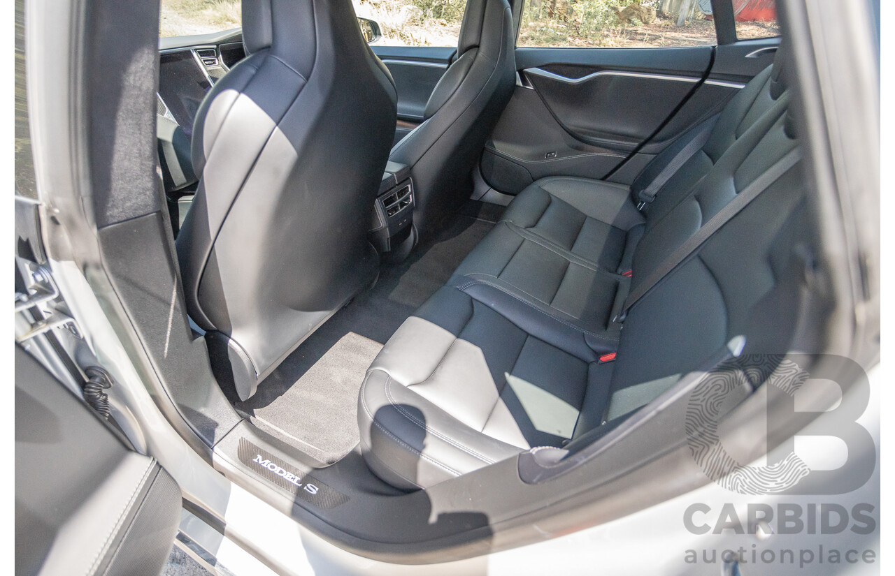 10/2017 Tesla Model S 75D (AWD) MY17 4D Silver Hatchback - Dedicated Electric EV 116kw