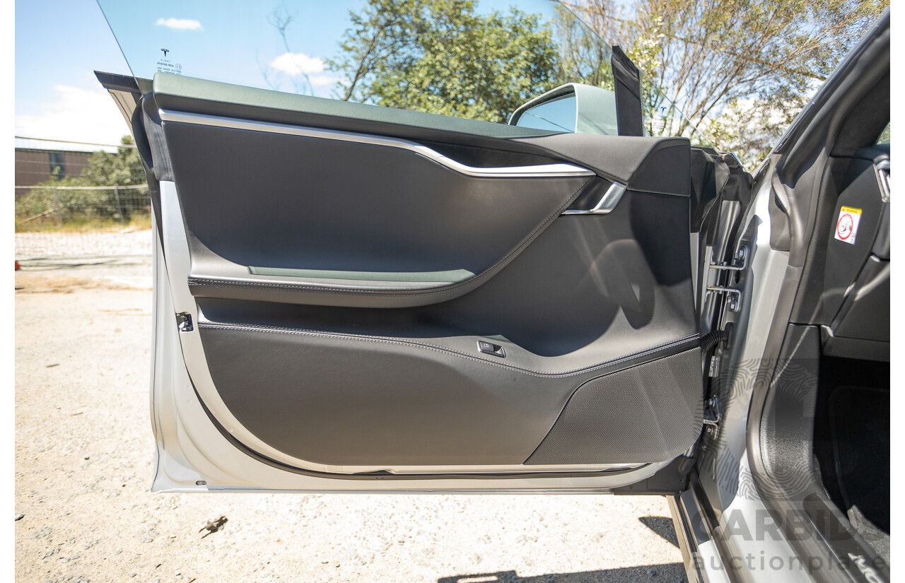 10/2017 Tesla Model S 75D (AWD) MY17 4D Silver Hatchback - Dedicated Electric EV 116kw