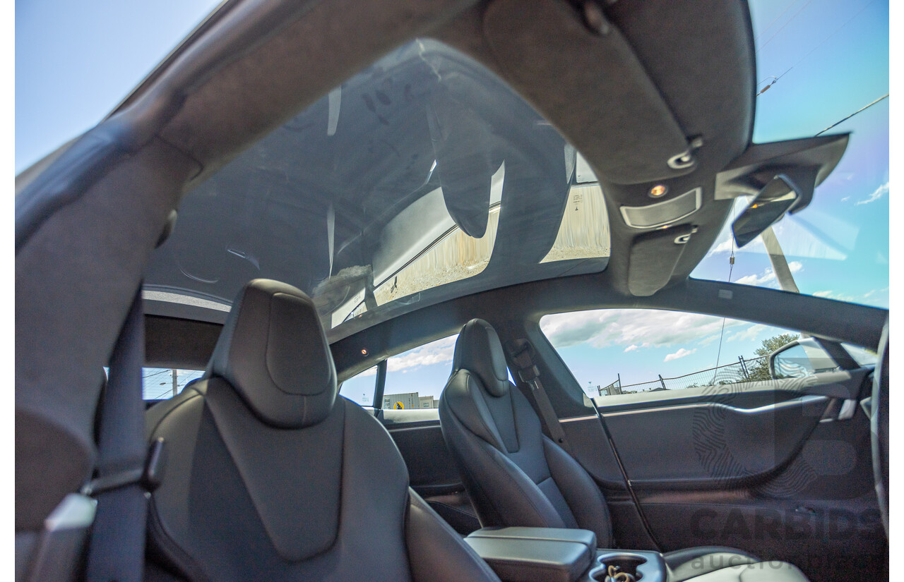 10/2017 Tesla Model S 75D (AWD) MY17 4D Silver Hatchback - Dedicated Electric EV 116kw