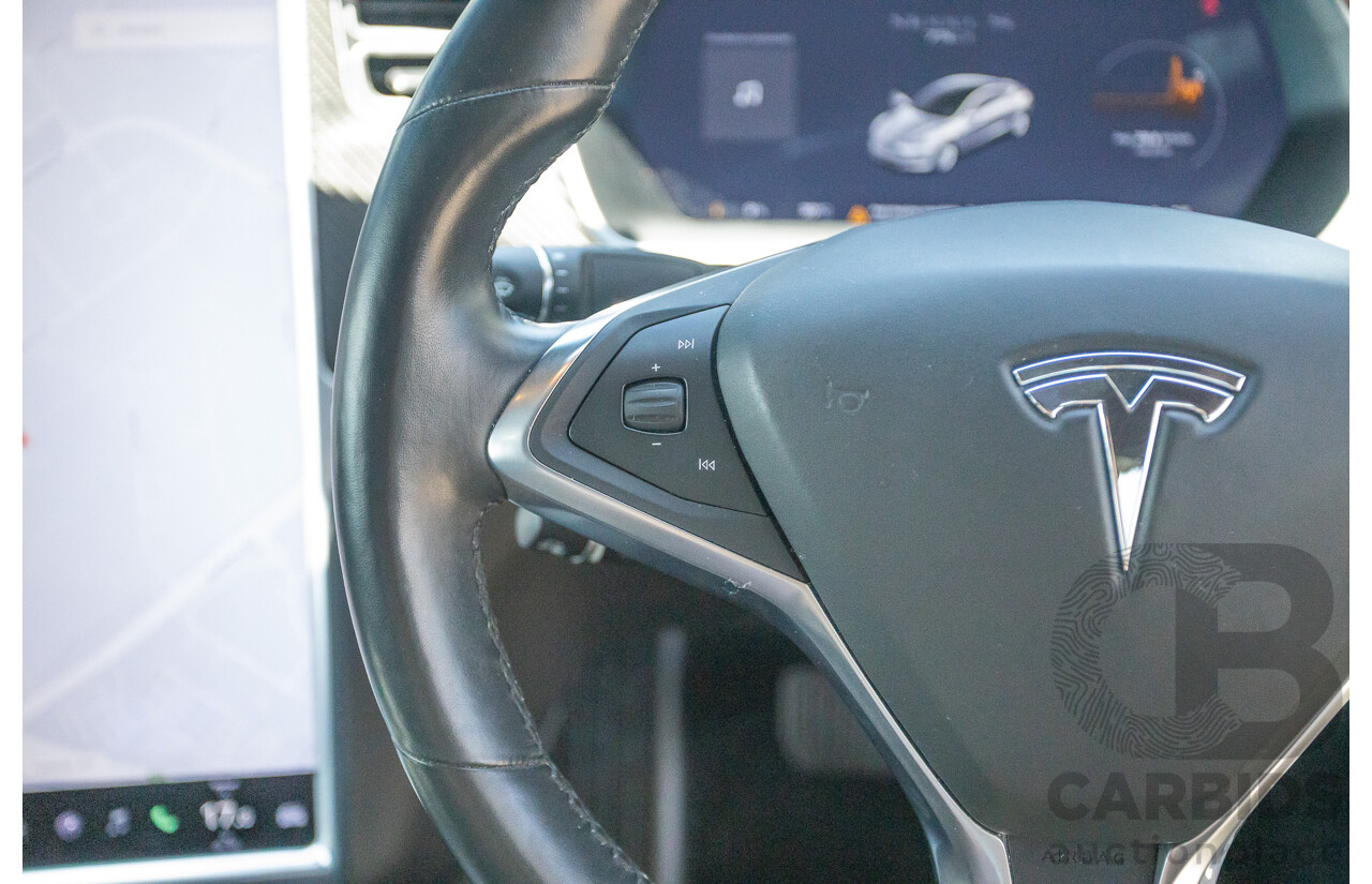 10/2017 Tesla Model S 75D (AWD) MY17 4D Silver Hatchback - Dedicated Electric EV 116kw