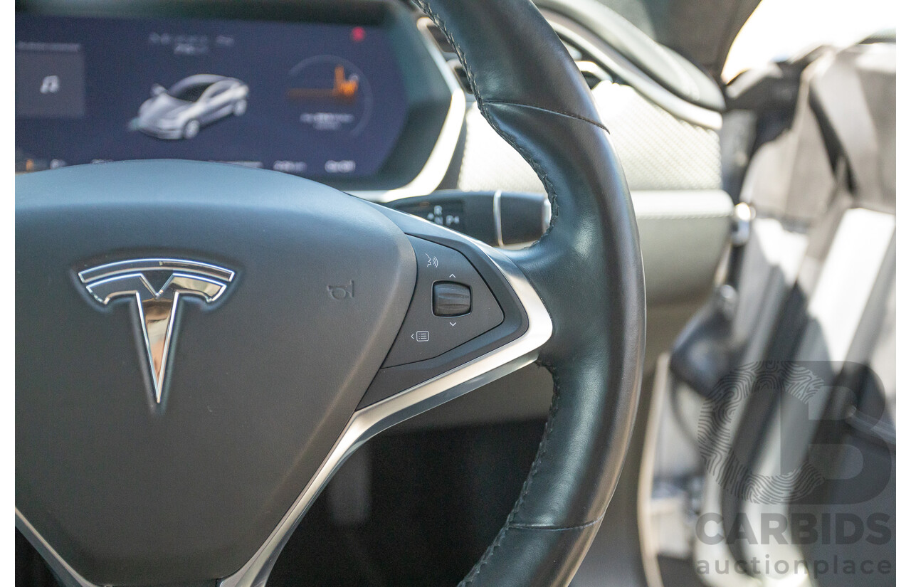 10/2017 Tesla Model S 75D (AWD) MY17 4D Silver Hatchback - Dedicated Electric EV 116kw