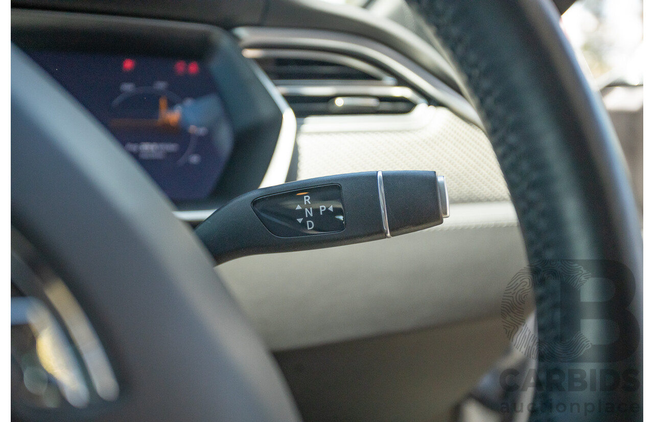 10/2017 Tesla Model S 75D (AWD) MY17 4D Silver Hatchback - Dedicated Electric EV 116kw