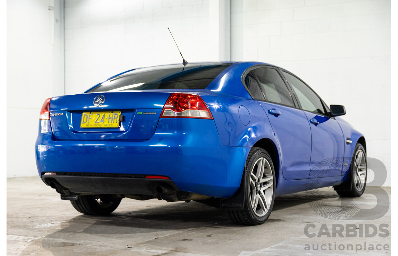 9/2009 Holden Commodore Omega VE MY10 4d Sedan Voodoo Blue Metallic V6 3.0L