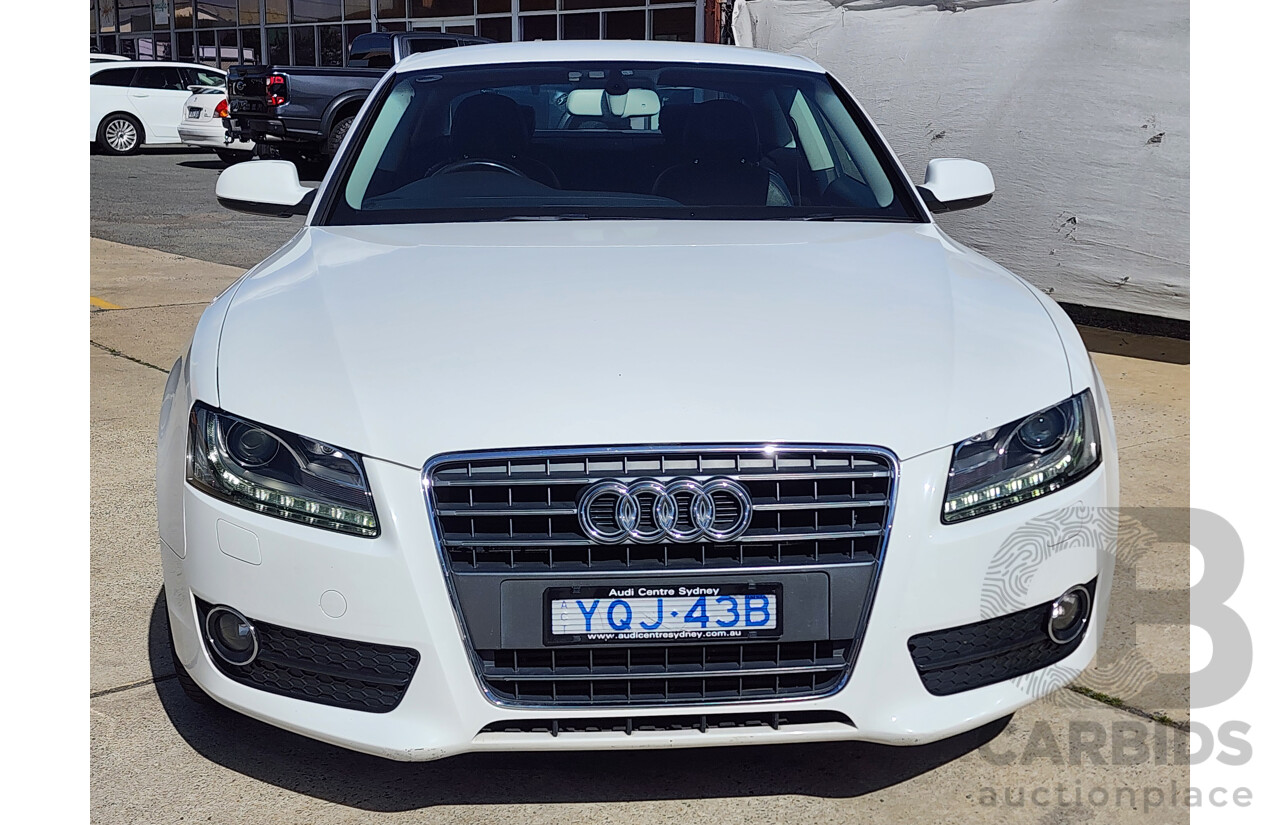 9/2010 Audi A5 2.0 TFSI 8T 2d Coupe White 2.0L