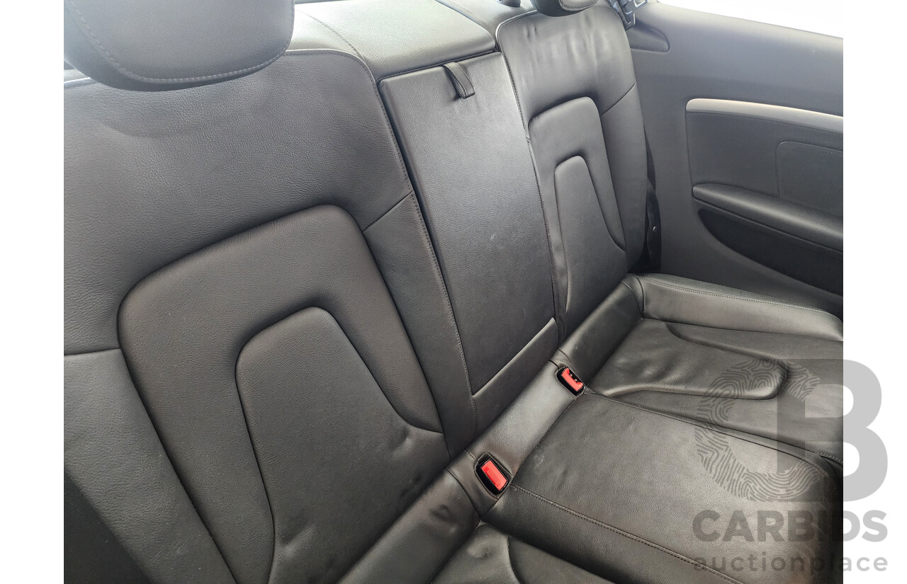 9/2010 Audi A5 2.0 TFSI 8T 2d Coupe White 2.0L