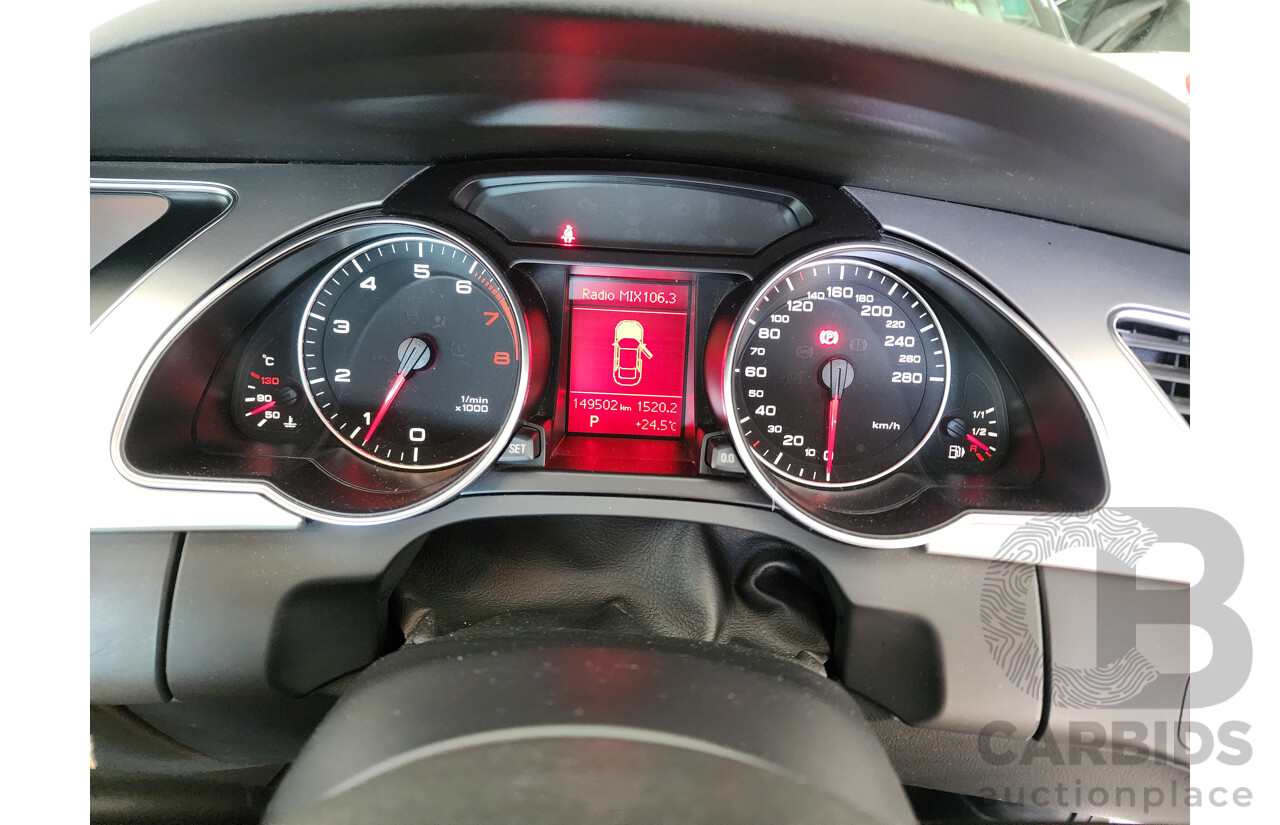 9/2010 Audi A5 2.0 TFSI 8T 2d Coupe White 2.0L