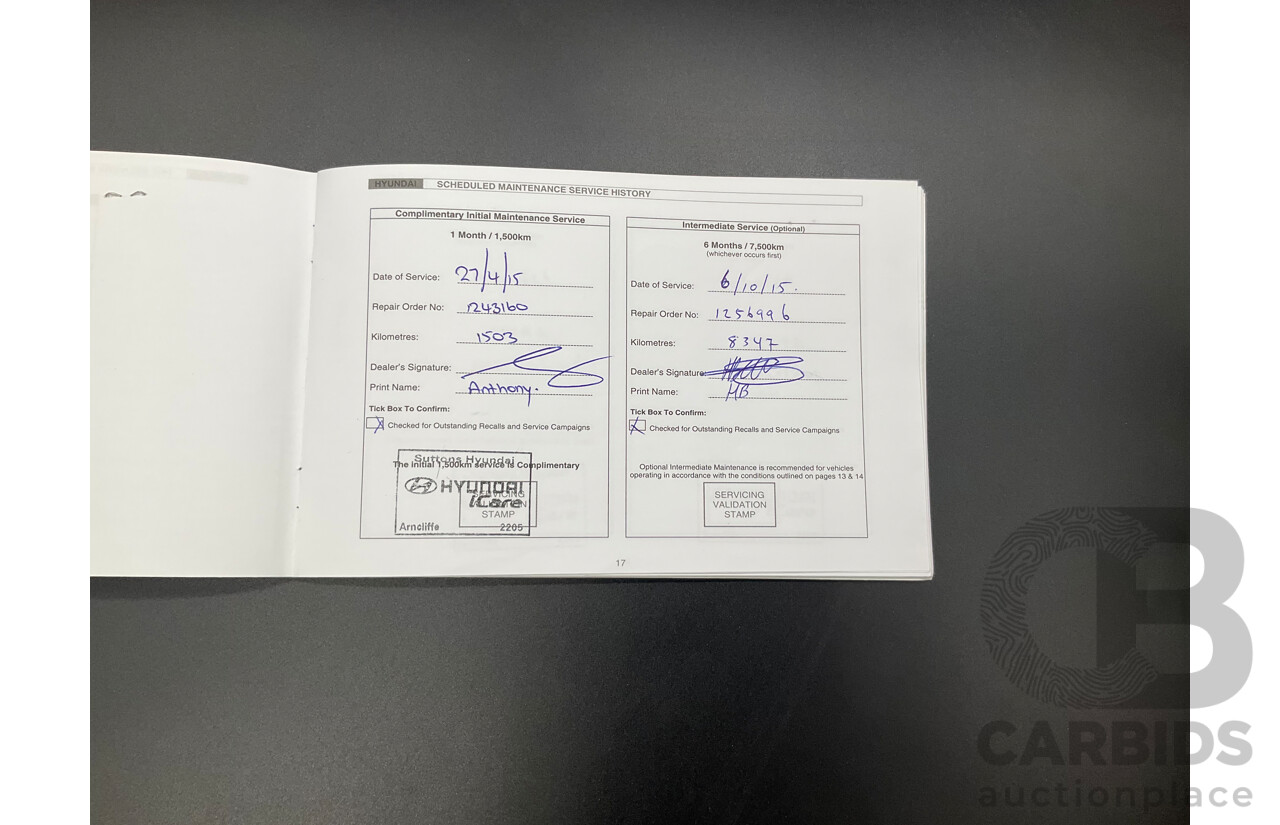 2/2015 Hyundai i30 SE GD MY14 5d Hatchback Creamy White 1.8L