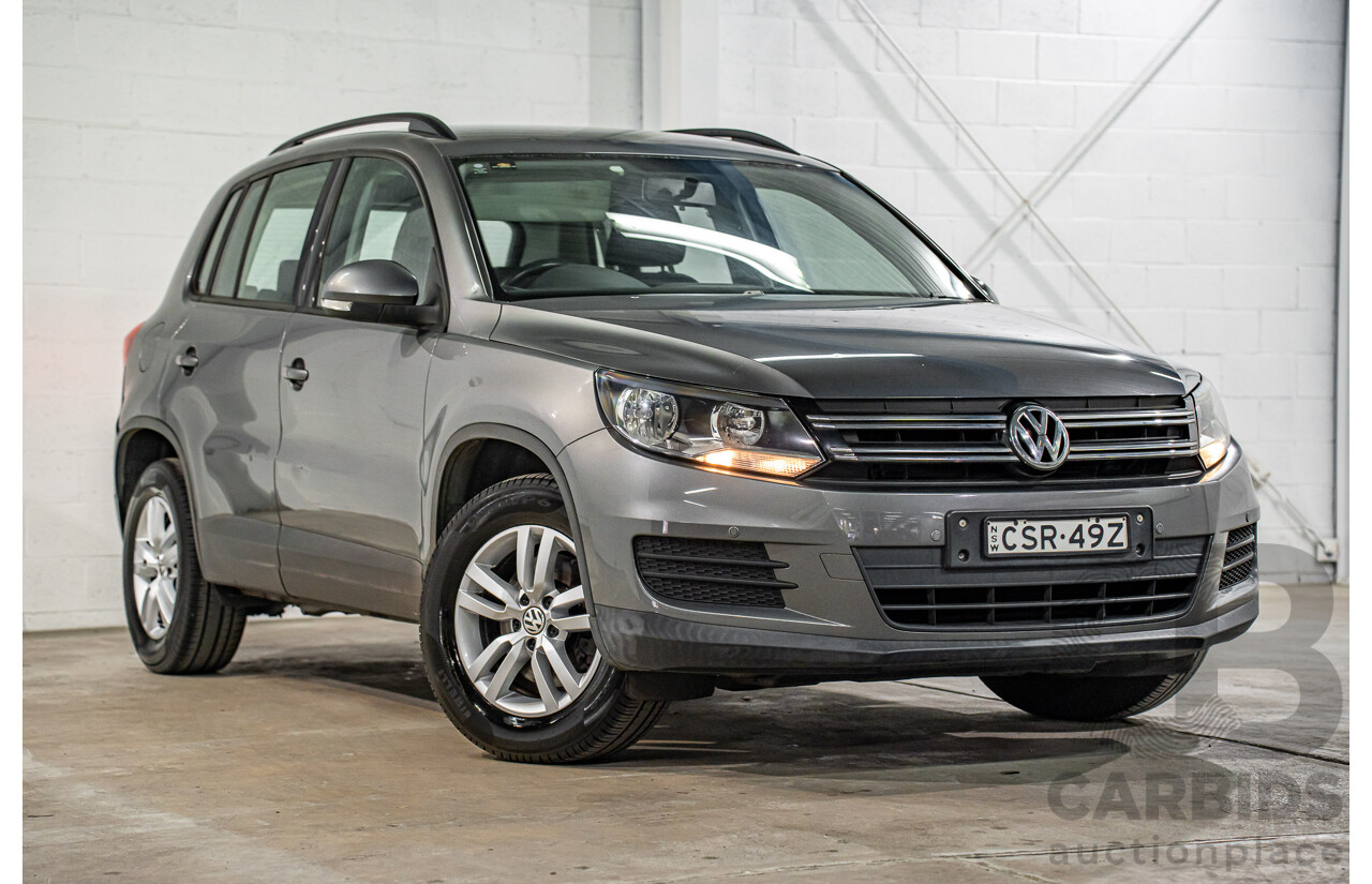 4/2014 Volkswagen Tiguan 118 TSI (4x2) 5NC MY14.5 4d Wagon Pepper Grey Metallic Twincharged 1.4L