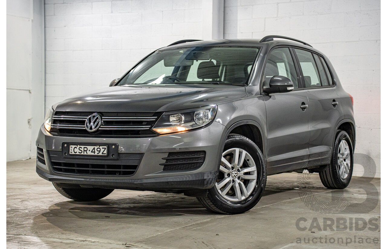 4/2014 Volkswagen Tiguan 118 TSI (4x2) 5NC MY14.5 4d Wagon Pepper Grey Metallic Twincharged 1.4L