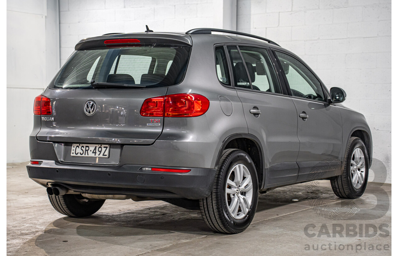 4/2014 Volkswagen Tiguan 118 TSI (4x2) 5NC MY14.5 4d Wagon Pepper Grey Metallic Twincharged 1.4L