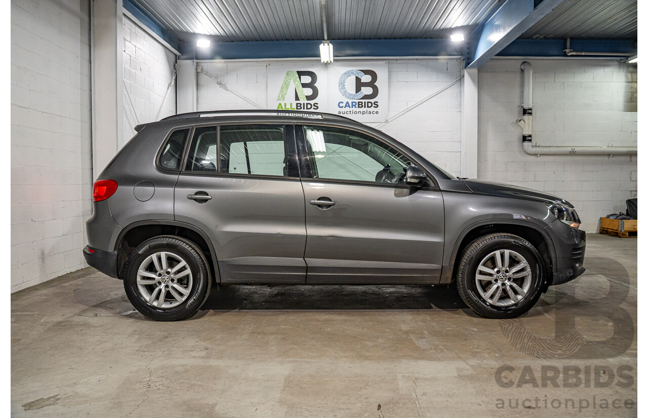 4/2014 Volkswagen Tiguan 118 TSI (4x2) 5NC MY14.5 4d Wagon Pepper Grey Metallic Twincharged 1.4L