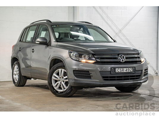 4/2014 Volkswagen Tiguan 118 TSI (4x2) 5NC MY14.5 4d Wagon Pepper Grey Metallic Twincharged 1.4L