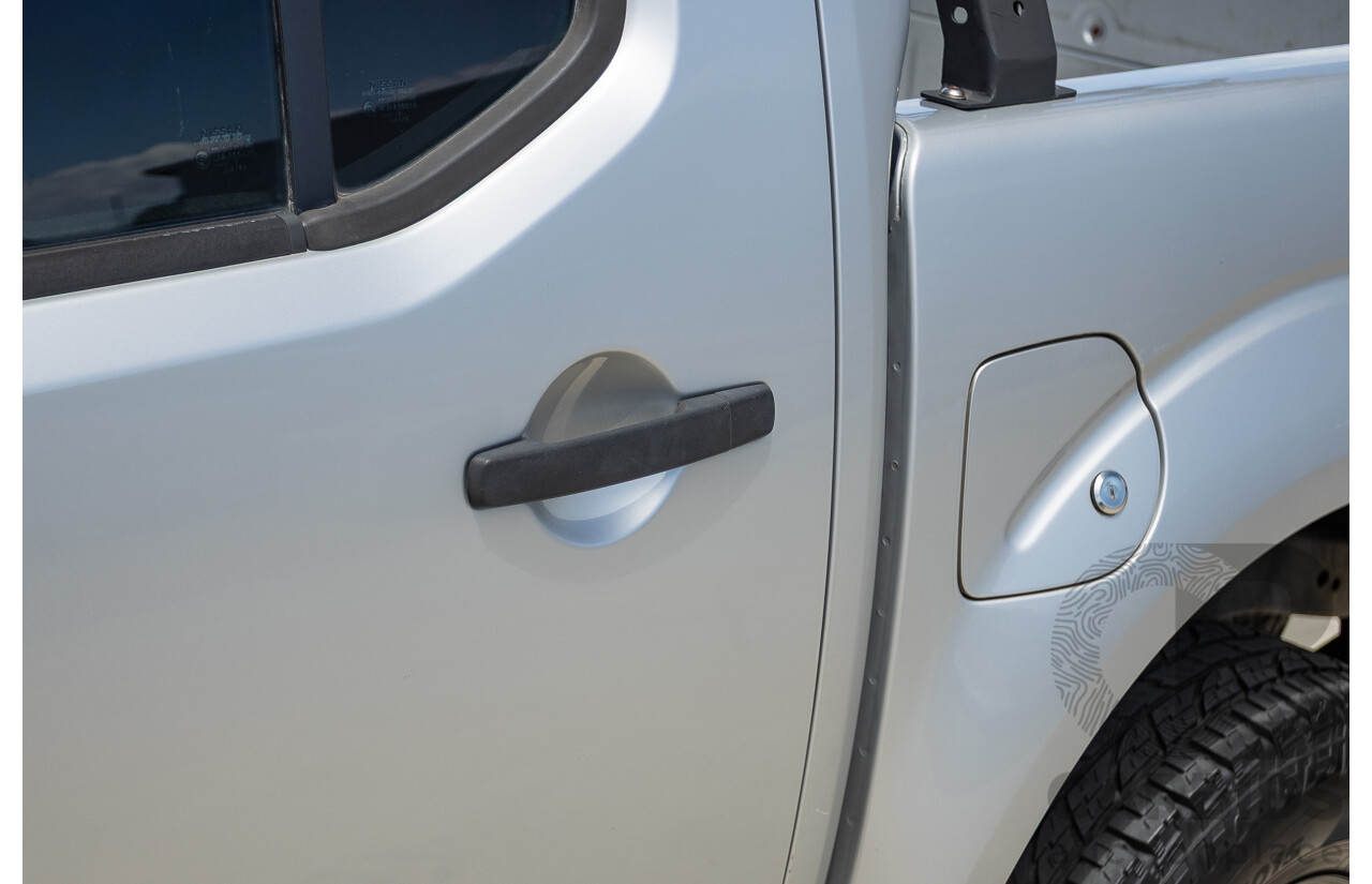 10/2012 Nissan Navara ST (4x4) D40 Dual Cab P/Up Silver Lightning Turbo Diesel 2.5L