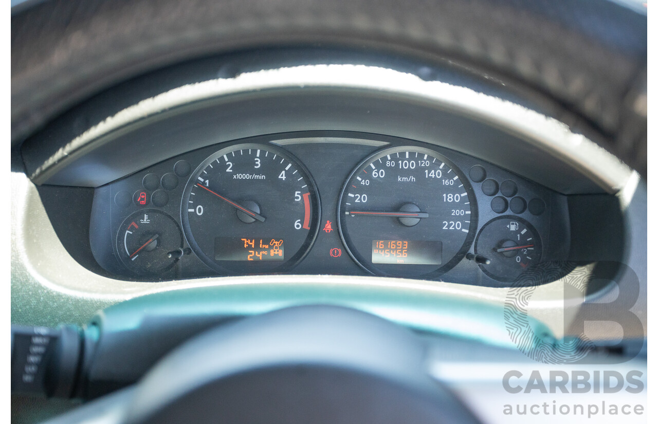 10/2012 Nissan Navara ST (4x4) D40 Dual Cab P/Up Silver Lightning Turbo Diesel 2.5L