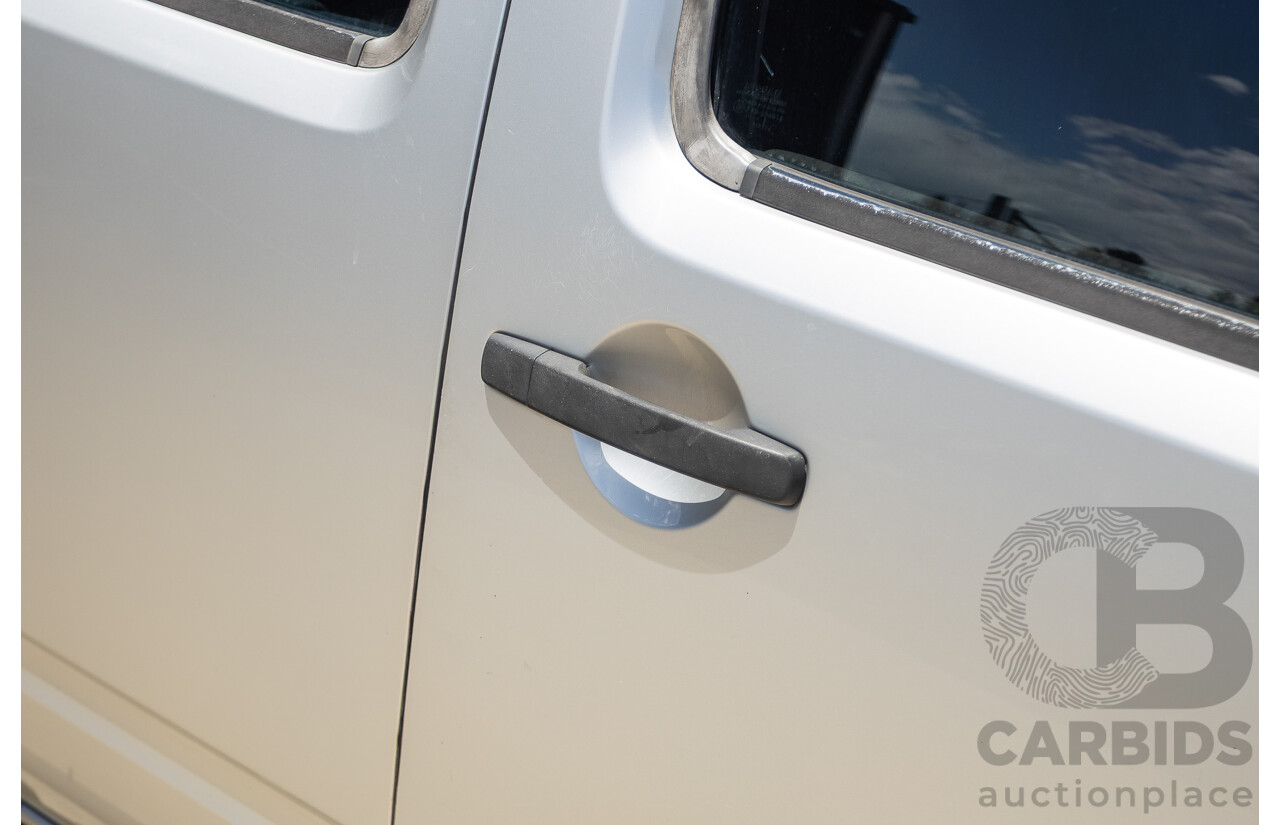 10/2012 Nissan Navara ST (4x4) D40 Dual Cab P/Up Silver Lightning Turbo Diesel 2.5L