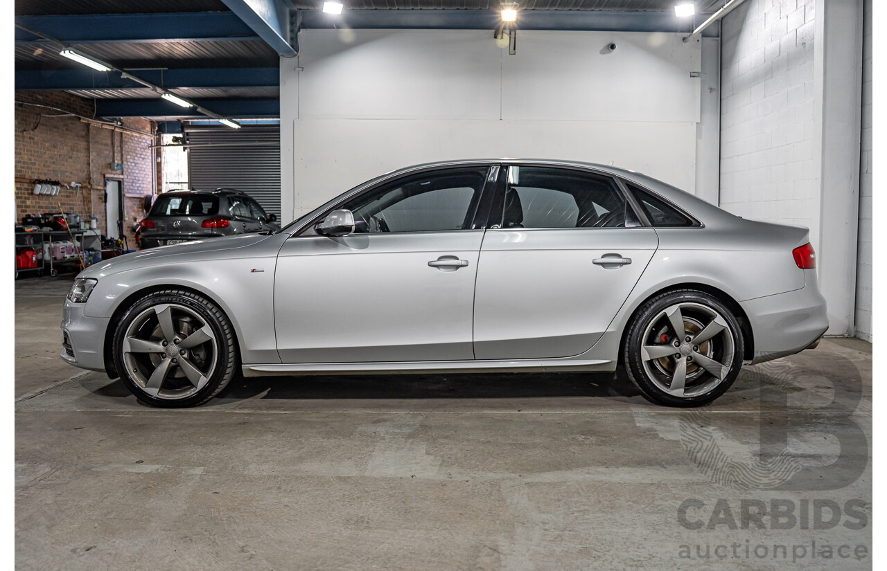 5/2013 Audi A4 3.0 TDI S-Line B8 (8K) MY13 4d Sedan Ice Silver Metallic Turbo Diesel V6 3.0L