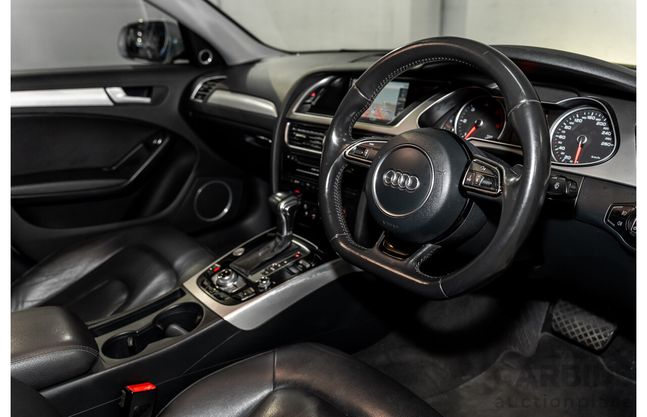 5/2013 Audi A4 3.0 TDI S-Line B8 (8K) MY13 4d Sedan Ice Silver Metallic Turbo Diesel V6 3.0L