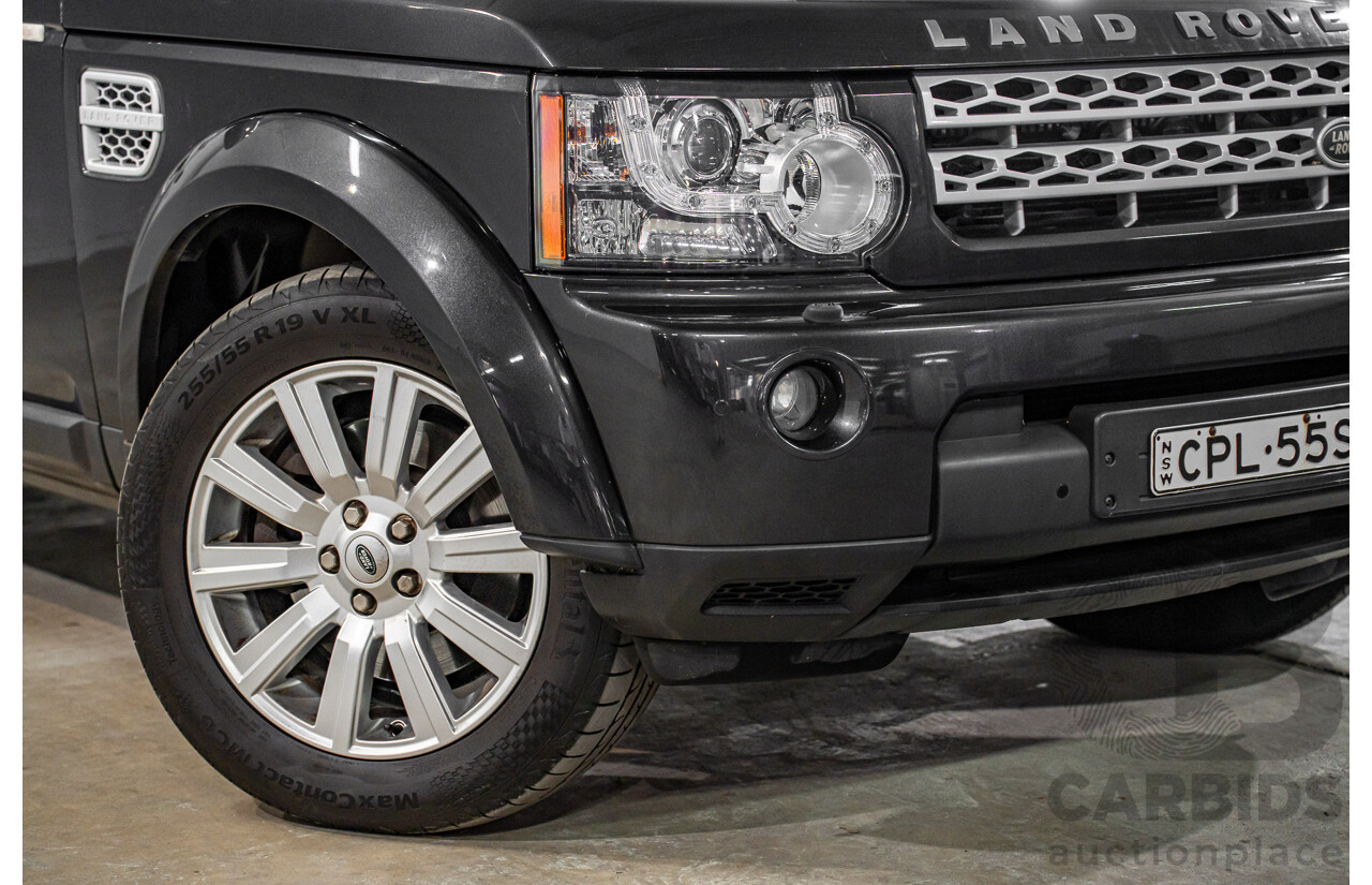 6/2013 Land Rover Discovery 4 3.0 SDV6 SE MY13 4d Wagon Causeway Grey Metallic Turbo Diesel V6 3.0L