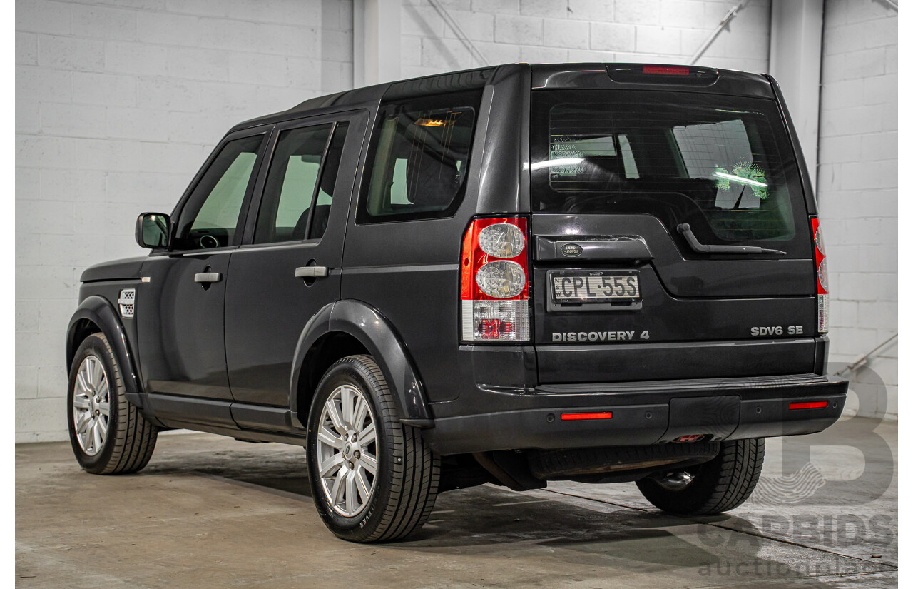 6/2013 Land Rover Discovery 4 3.0 SDV6 SE MY13 4d Wagon Causeway Grey Metallic Turbo Diesel V6 3.0L