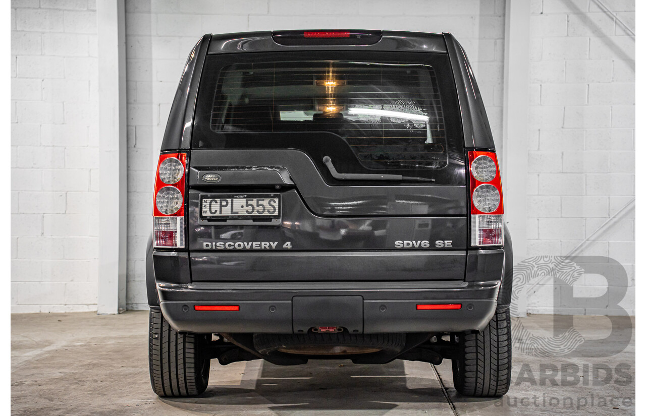 6/2013 Land Rover Discovery 4 3.0 SDV6 SE MY13 4d Wagon Causeway Grey Metallic Turbo Diesel V6 3.0L
