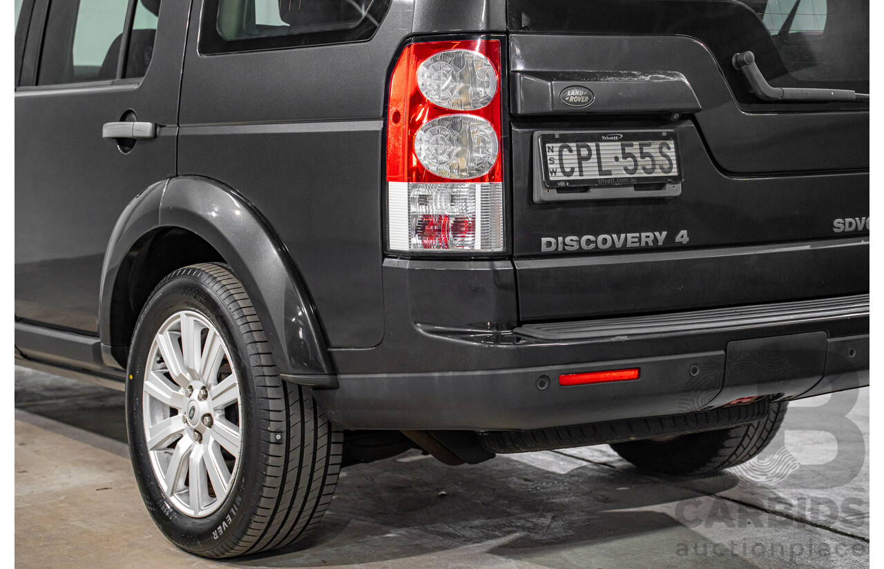 6/2013 Land Rover Discovery 4 3.0 SDV6 SE MY13 4d Wagon Causeway Grey Metallic Turbo Diesel V6 3.0L