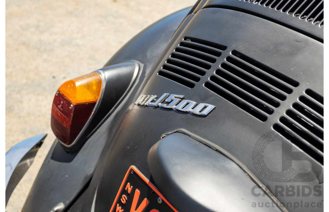 8/1970 Volkswagen Beetle 2d Sedan Black / Red 1.6L - Modified