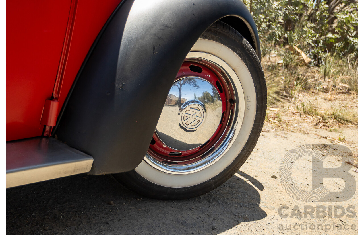8/1970 Volkswagen Beetle 2d Sedan Black / Red 1.6L - Modified