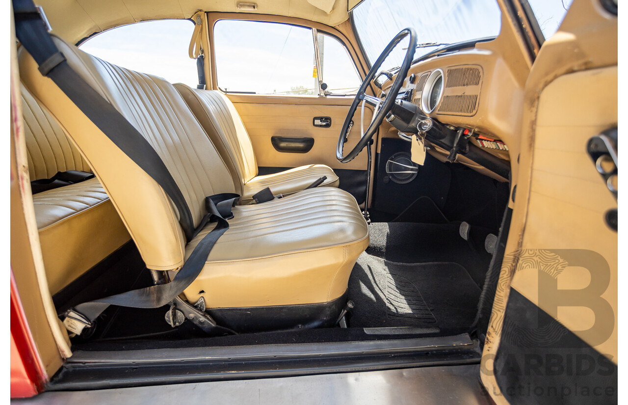 8/1970 Volkswagen Beetle 2d Sedan Black / Red 1.6L - Modified