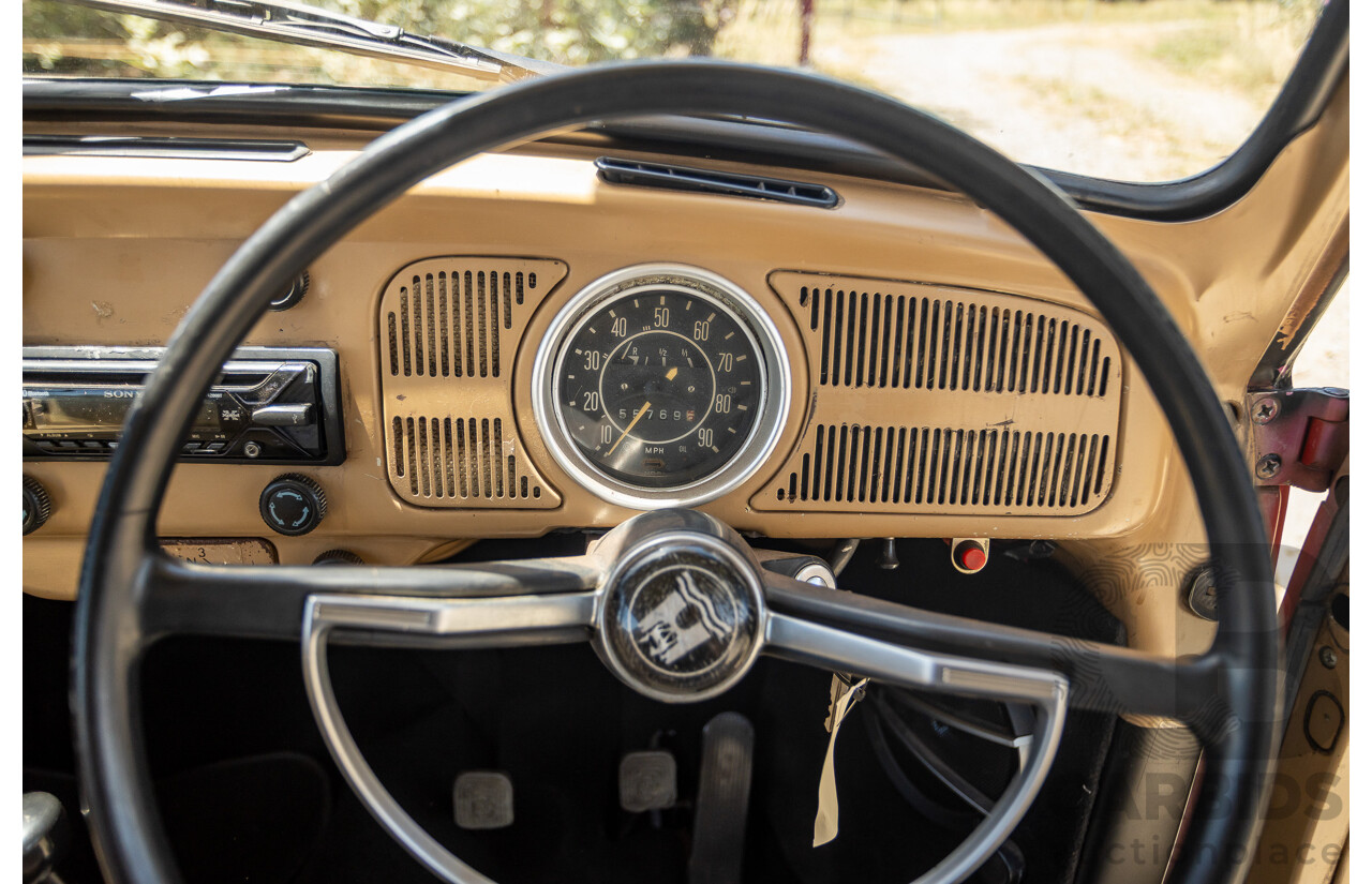 8/1970 Volkswagen Beetle 2d Sedan Black / Red 1.6L - Modified