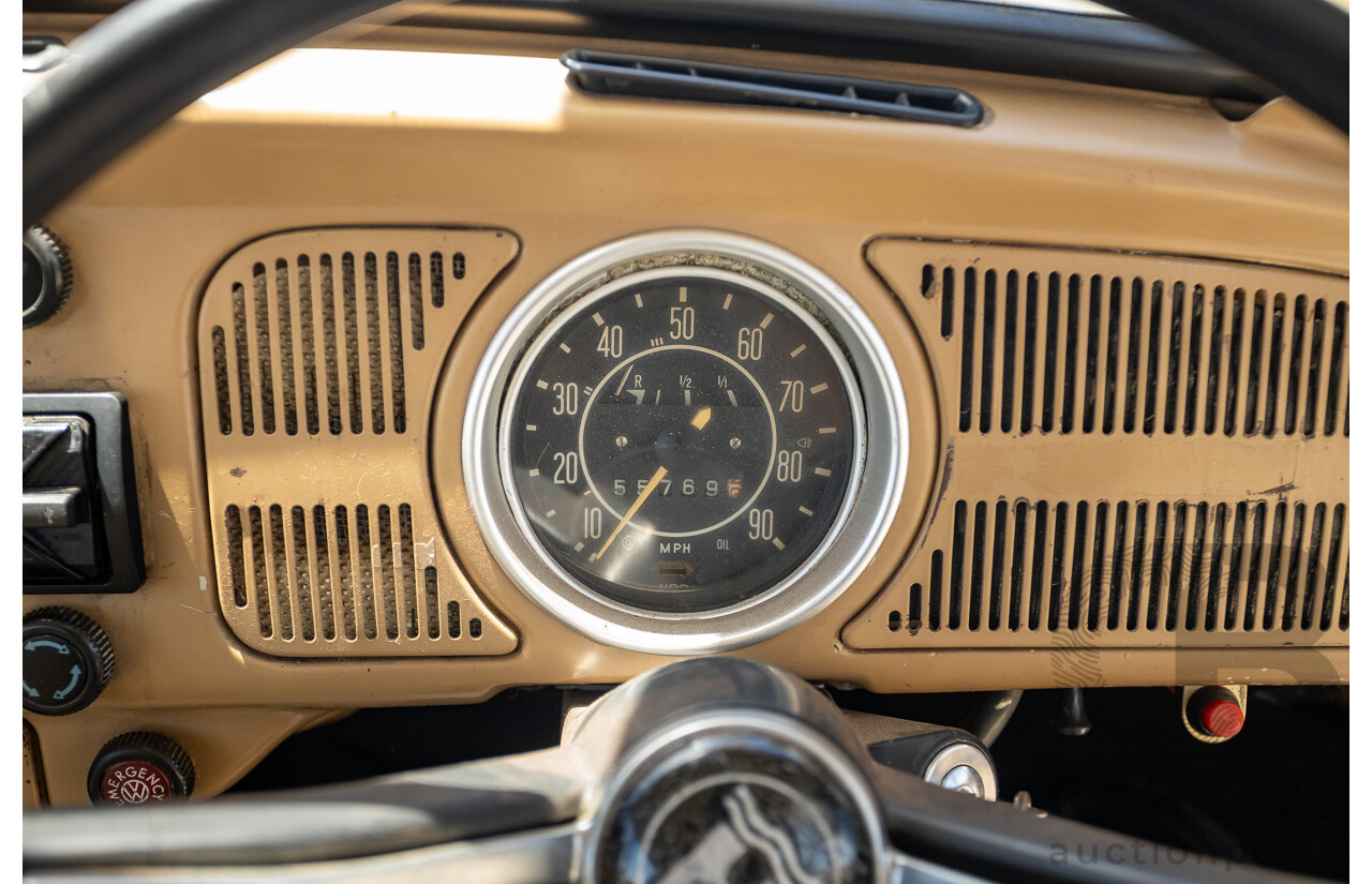 8/1970 Volkswagen Beetle 2d Sedan Black / Red 1.6L - Modified