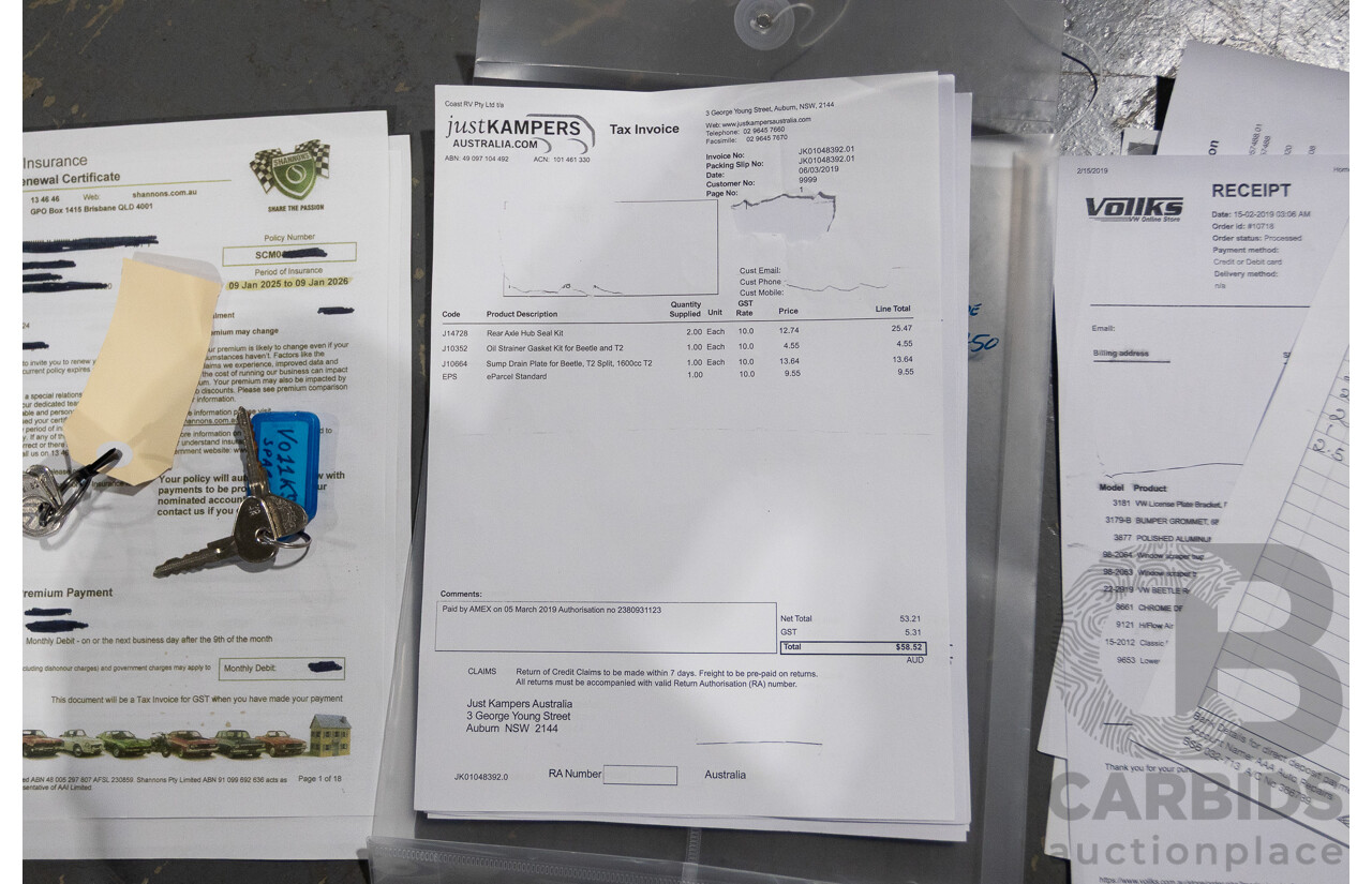 8/1970 Volkswagen Beetle 2d Sedan Black / Red 1.6L - Modified