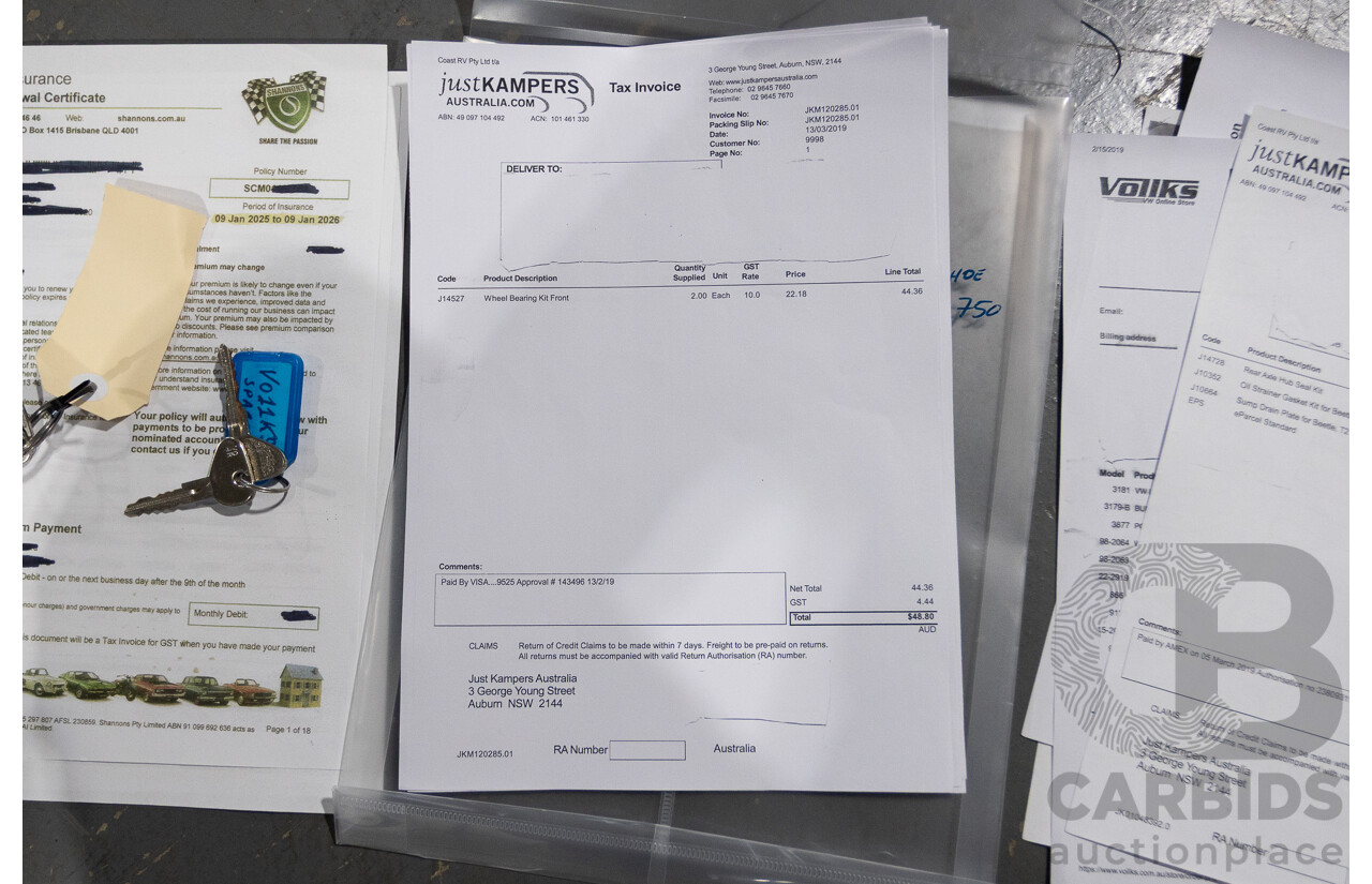 8/1970 Volkswagen Beetle 2d Sedan Black / Red 1.6L - Modified